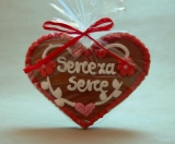 Serce z piernika 15x 13 cm